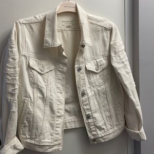 White Denim Jacket